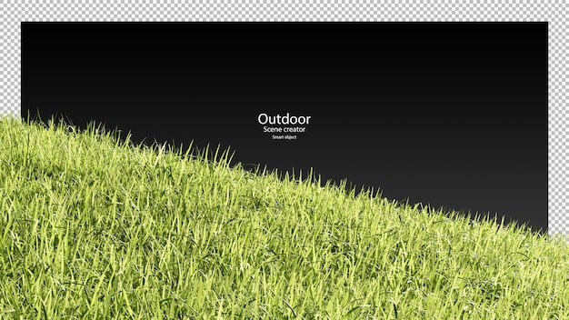 PSD 3d grass field