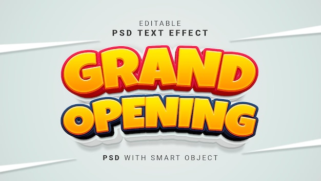 3D groots openingsteksteffect