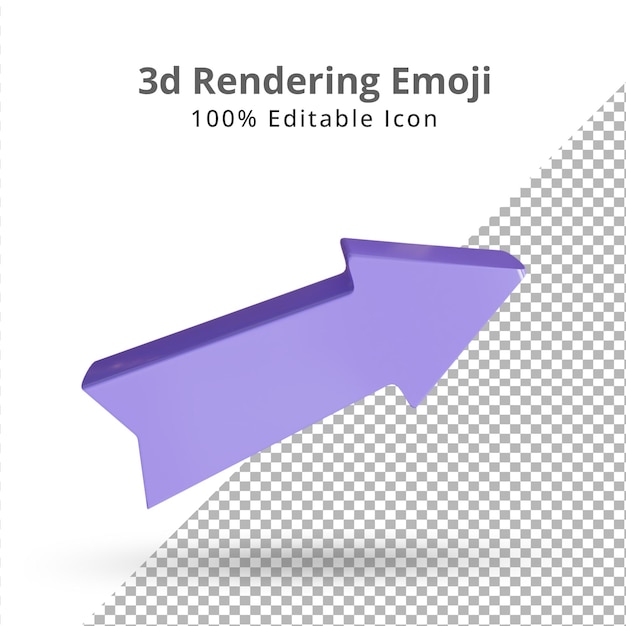 3d growth up arrow sign icon