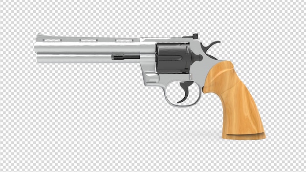 PSD 3d guns on transparent background