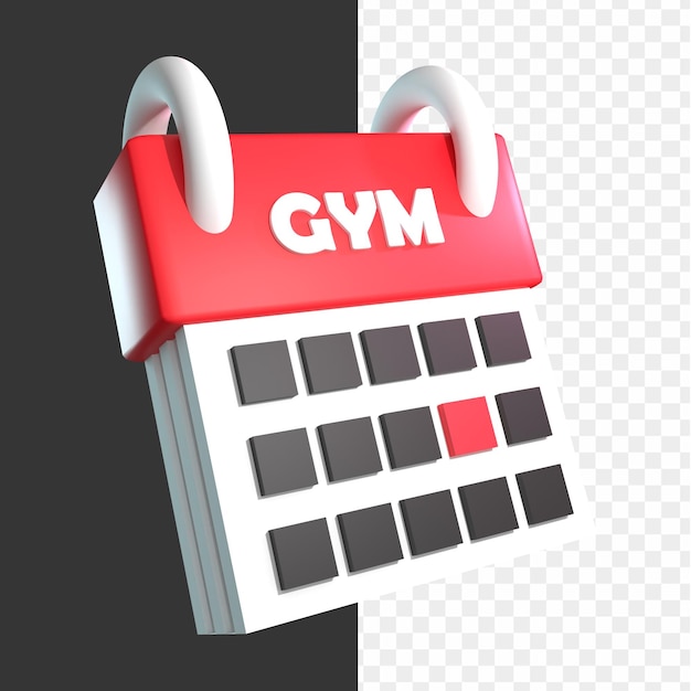 3d gym icon