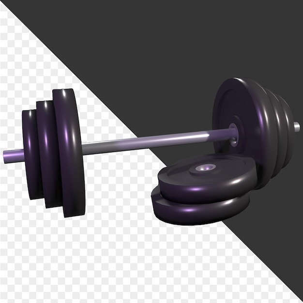 PSD 3d gym illustrations