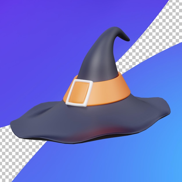 PSD 3d halloween-heksenhoed