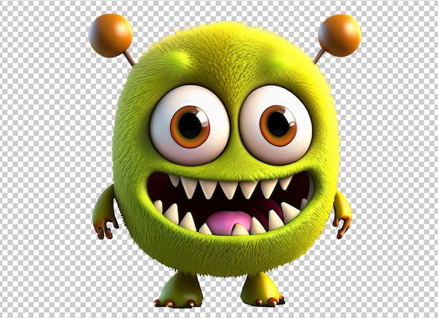 3d halloween-monster