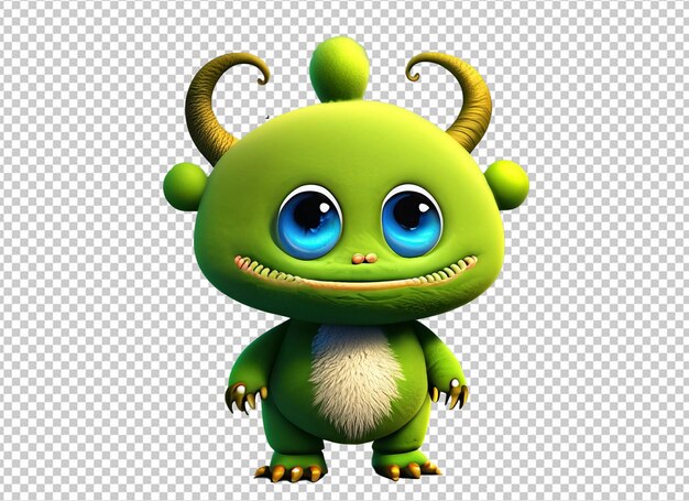 PSD 3d halloween monster