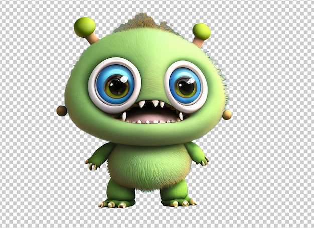 3d halloween-monster