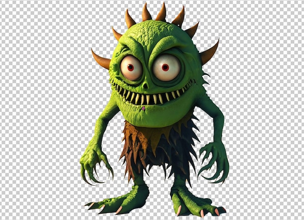 PSD 3d halloween monster