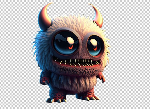 PSD 3d halloween monster