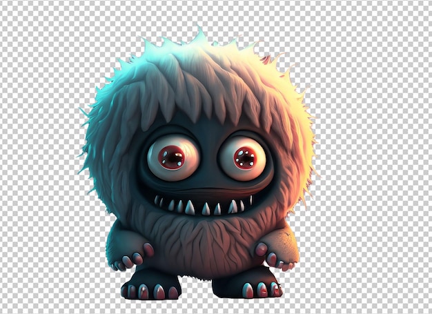 PSD 3d halloween-monster