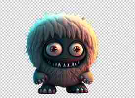 PSD 3d halloween monster