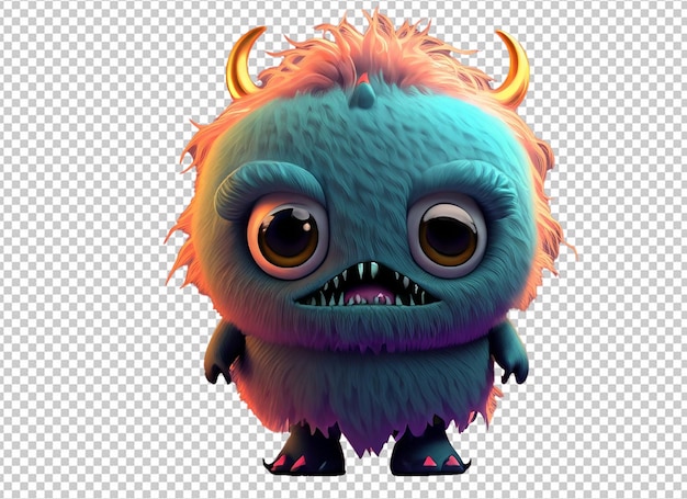 3d halloween-monster