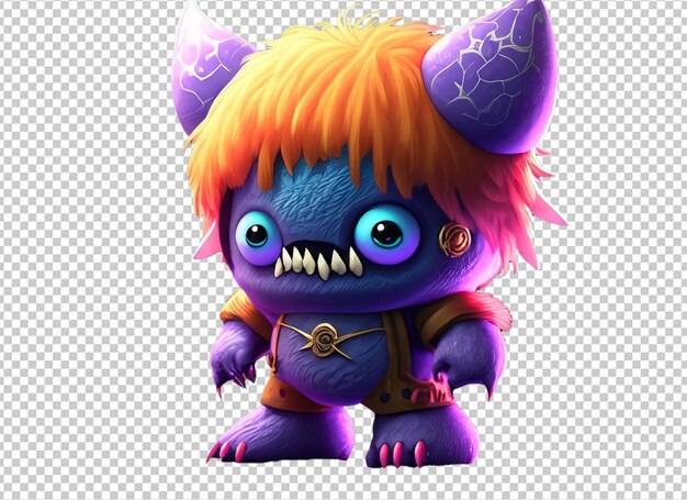 PSD 3d halloween monster