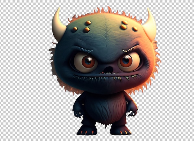 PSD 3d halloween monster