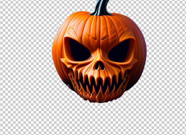 3d halloween pompoen