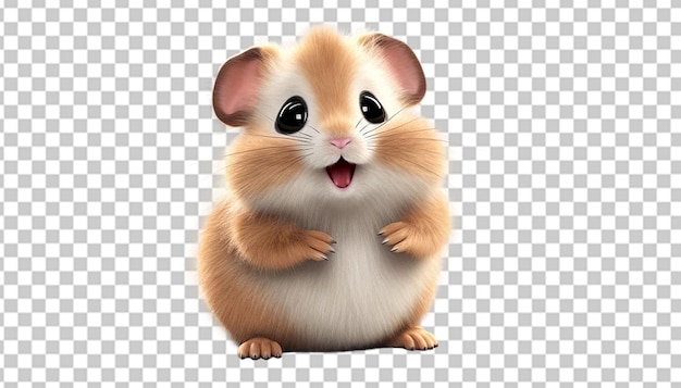 PSD a 3d hamster