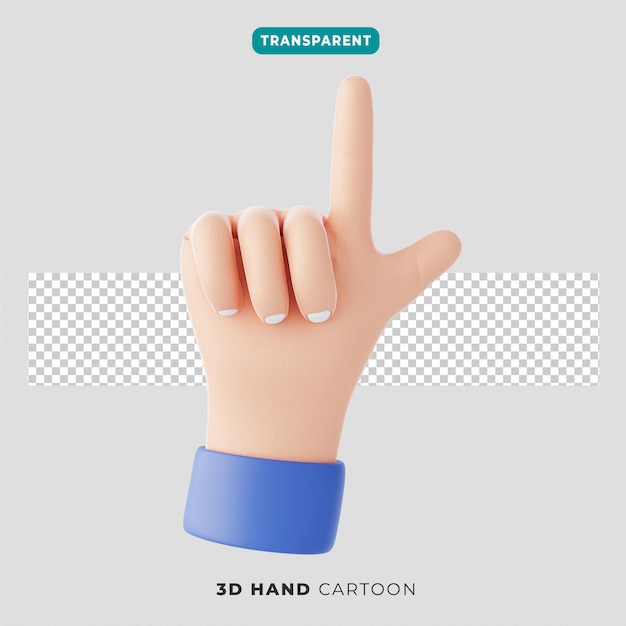 3D-hand checklist gebaar pictogram