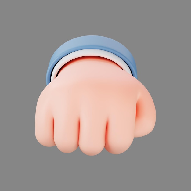 3D Hand Motion Gesture Icon