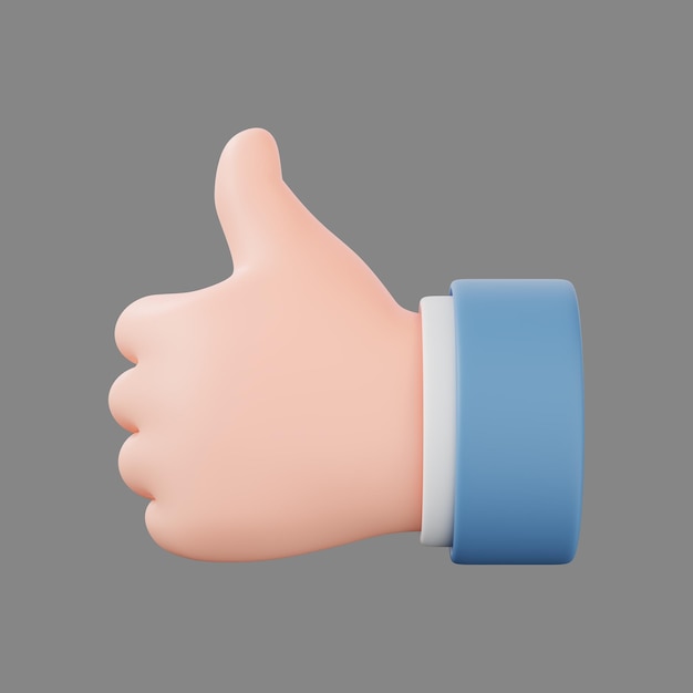 Икона движения руки в 3D