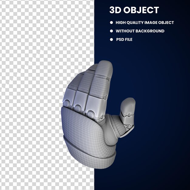 PSD 3d hand