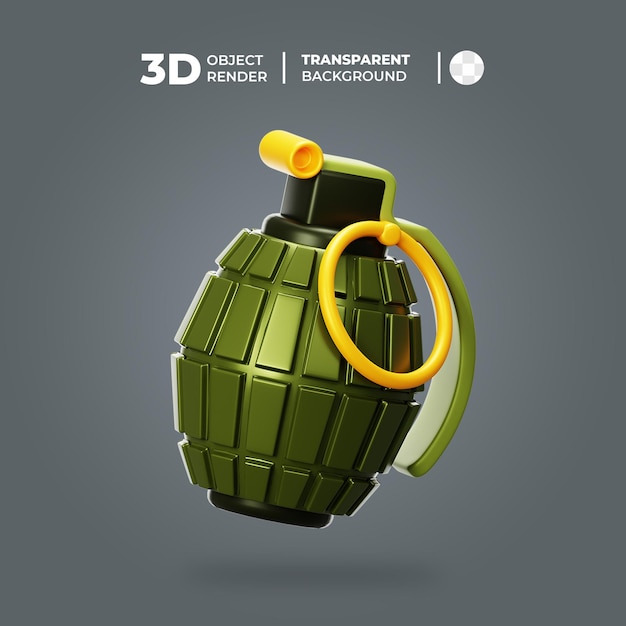 3D handgranaat