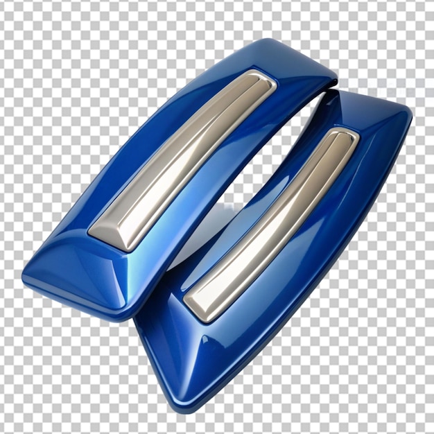 PSD 3d harmonica isolated on transparent background