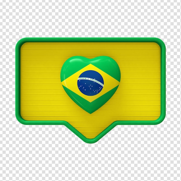 3D Hart Brazilië 3d