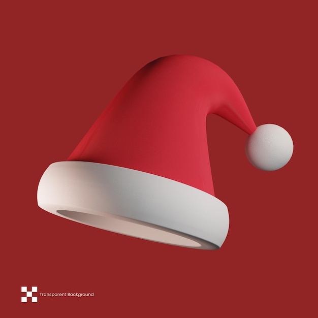 PSD 3d hat christmas icon