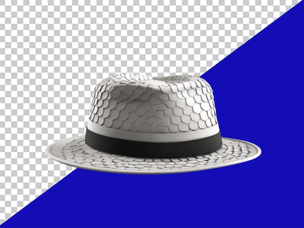 3d hat fictional character on transparent background