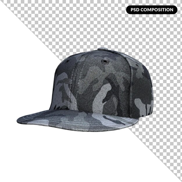 3d hat isolated premium psd