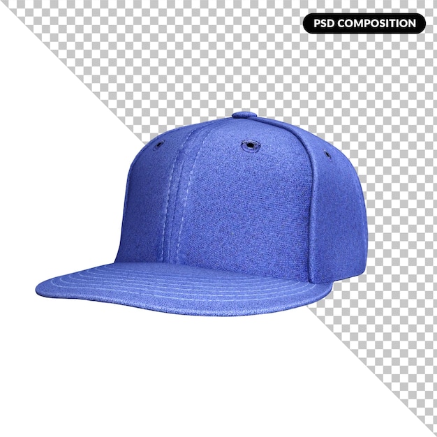 Psd premio isolato cappello 3d