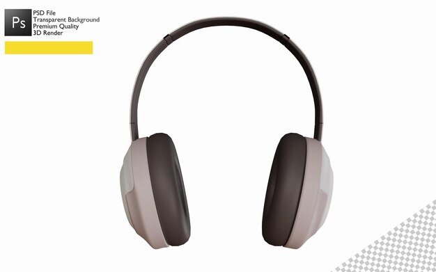 製品モックアップ用の 3 d ヘッドフォン デザイン