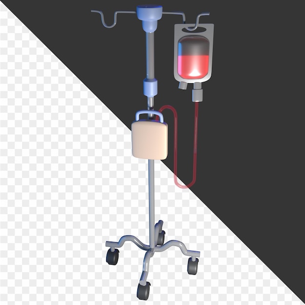 PSD 3d healtcare hospital illustration