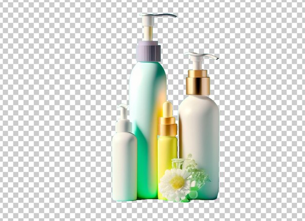 PSD 3d healthcare cosmetics products