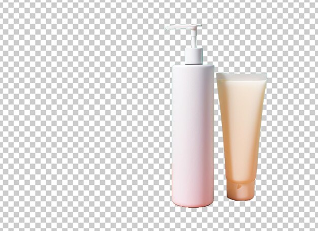 PSD 3d healthcare cosmetics products