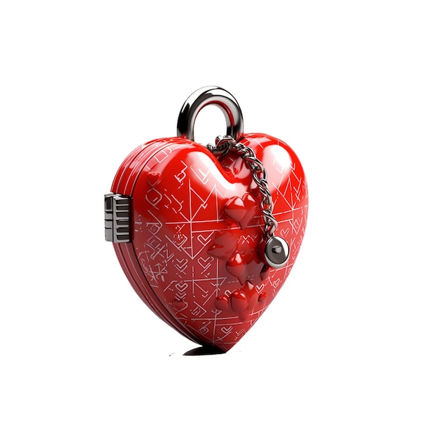 PSD 3d heart icon image