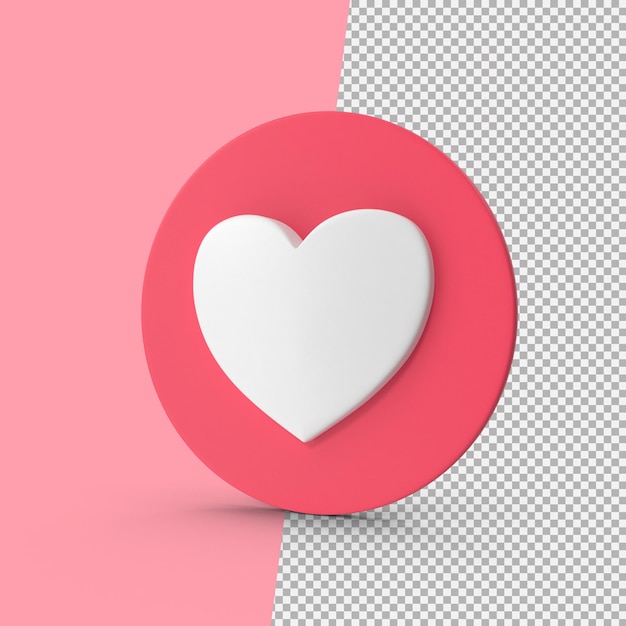 Cuore 3d amore png