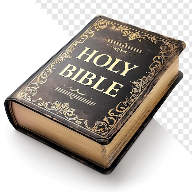 3d heilige bijbel diecut sticker design
