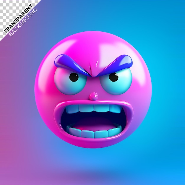 PSD的3 d全息emoji插图