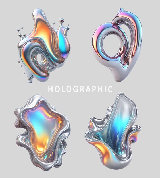 PSD 3d holographic fluid set