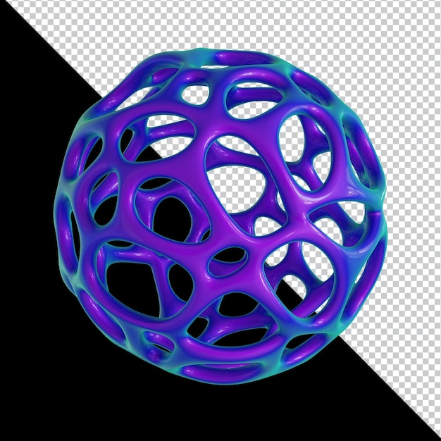 PSD 3 d ホログラフィック幾何学的形状カラフルな材料設計の分離