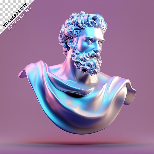PSD 3d holographic statue