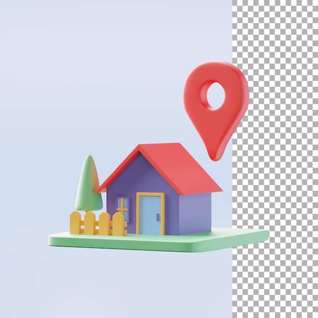 3d home map location