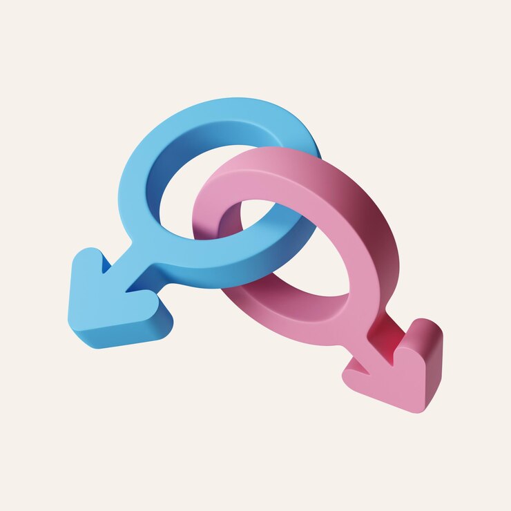 PSD ホモセクシュアル・オリエンテーション・サイン (homosexual orientation sign) ホワイト・ホワイトの2つの男性シンボルが交差しているホモセクシャル・オーリエンテーションのサインホモエイジング・オリエーション・シンボル (homosexual orientation sign) 白い背景の3dレンダリング