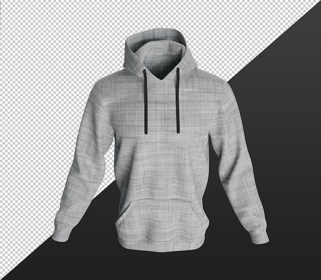 3d hoodie t-shirt sjabloon voor mockup