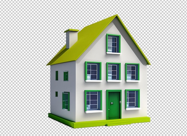 PSD 3d huis clipart png