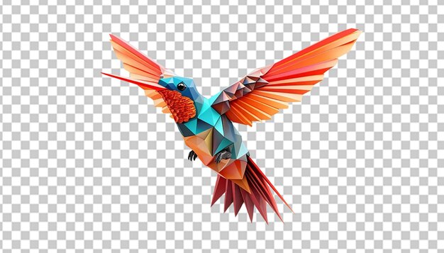 PSD a 3d hummingbird