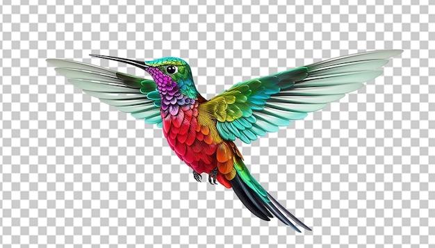 PSD a 3d hummingbird