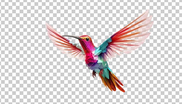 PSD a 3d hummingbird