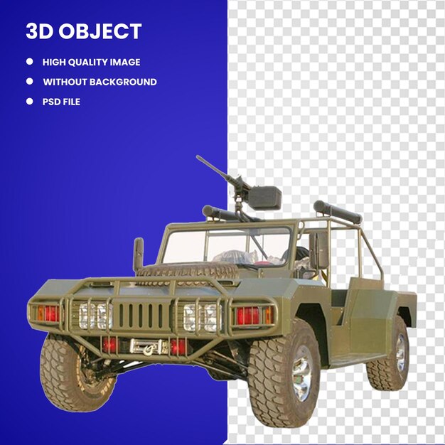 PSD 3d humvee auto militair parachutistenvoertuig