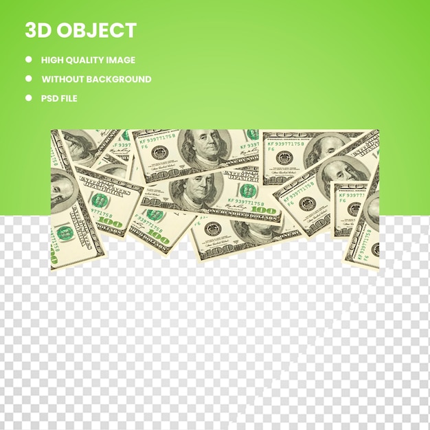 3d рука в сто долларов